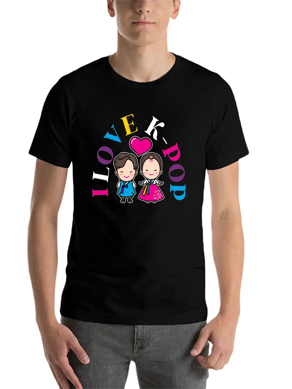 K-Pop K-drama Korean Music KPop Kdrama Gift Casual Graphic T-Shirt – Simple And Comfortable Daily Wear