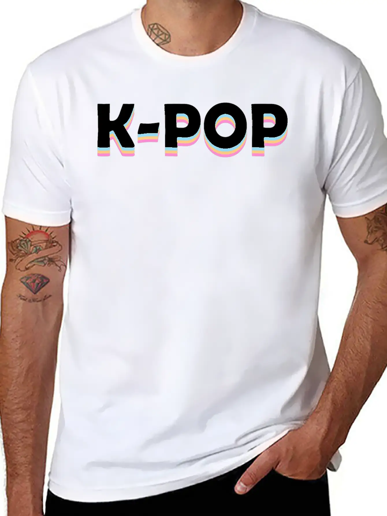 K Pop Music Lover Unisex Casual T-Shirt – Clean Design For Daily Comfort