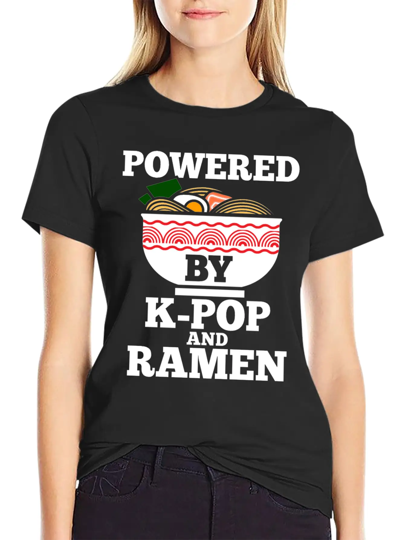 K-Pop Ramen Korean Pop Anime Essential Cotton Tee For Daily Outfits – Unisex Style