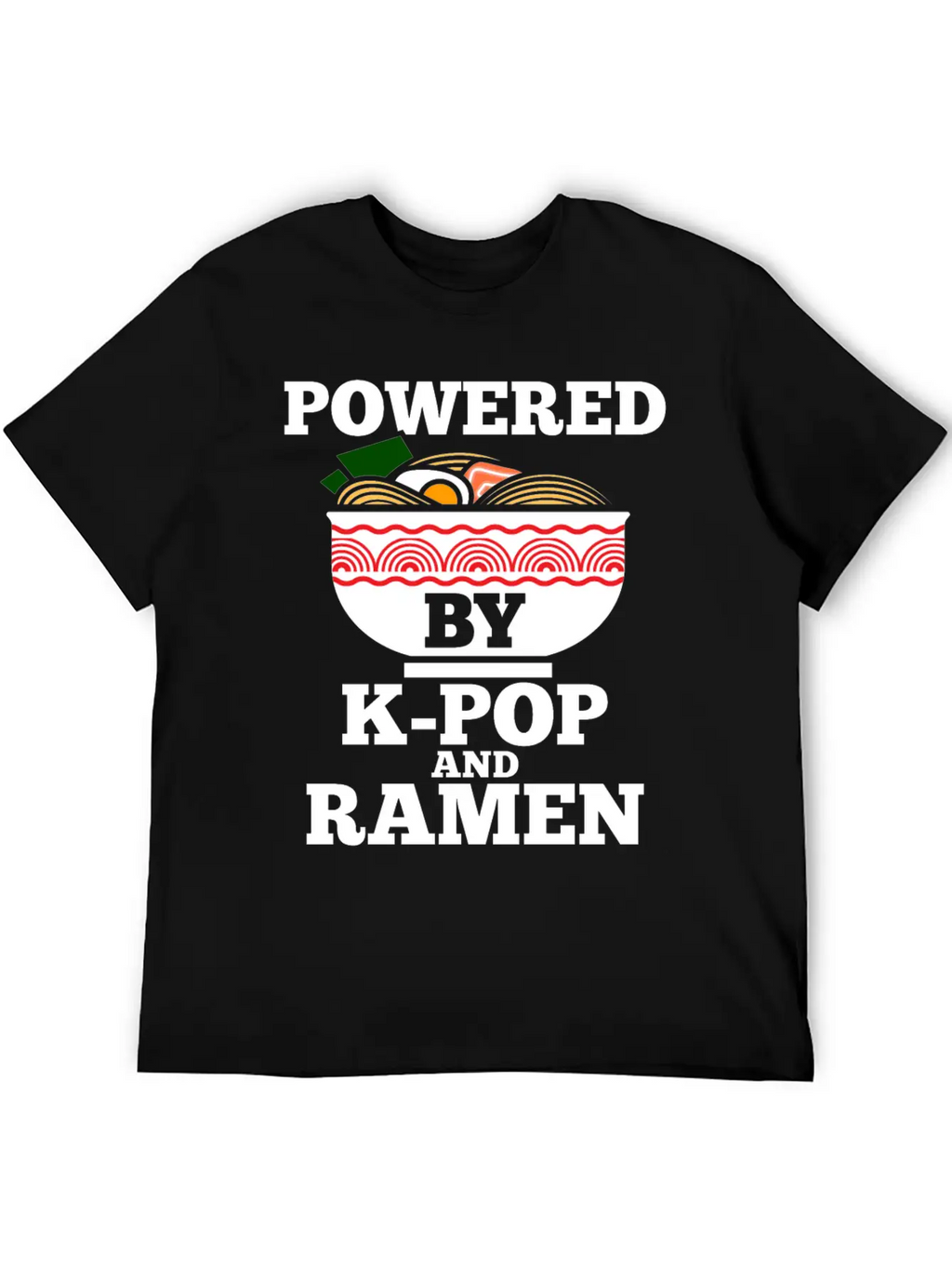 K-Pop Ramen Korean Pop Anime Essential Cotton Tee For Daily Outfits – Unisex Style