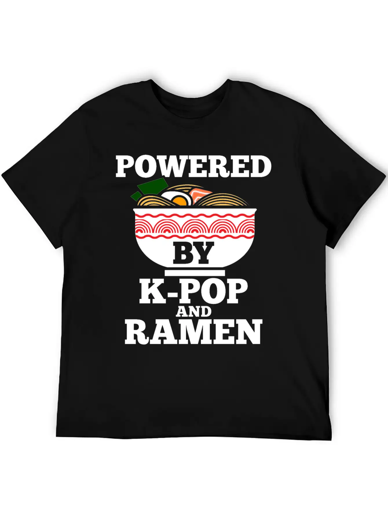 K-Pop Ramen Korean Pop Anime Essential Cotton Tee For Daily Outfits – Unisex Style