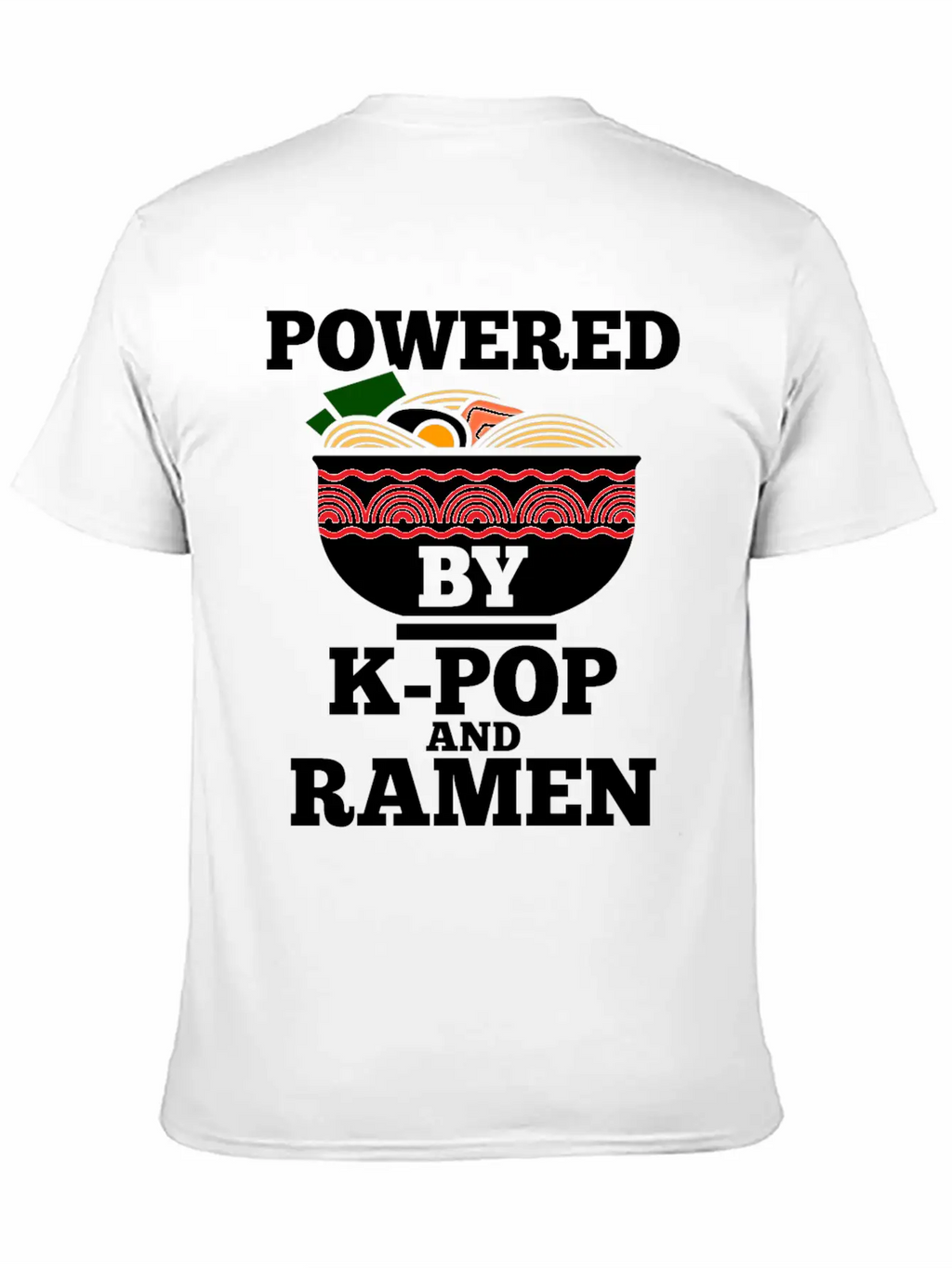 K-Pop Ramen Korean Pop Anime Essential Cotton Tee For Daily Outfits – Unisex Style