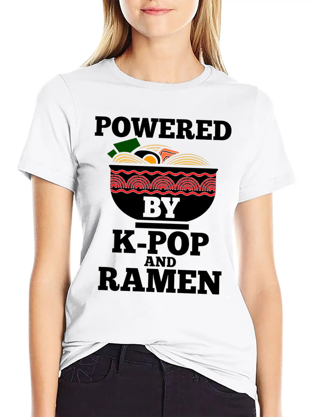 K-Pop Ramen Korean Pop Anime Essential Cotton Tee For Daily Outfits – Unisex Style
