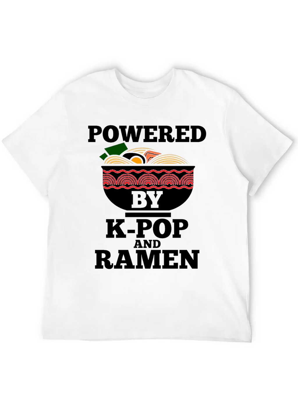 K-Pop Ramen Korean Pop Anime Essential Cotton Tee For Daily Outfits – Unisex Style