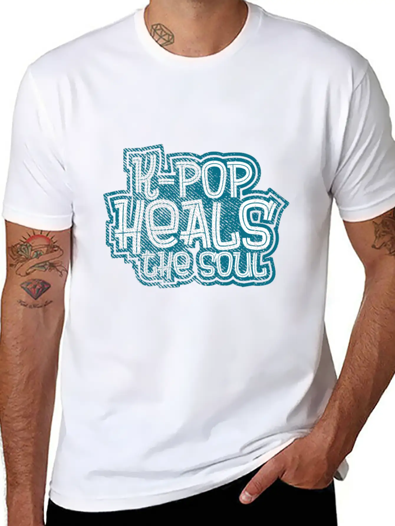 K-Pop Unisex Short Sleeve Soft Cotton T-Shirt – Casual Everyday Wear