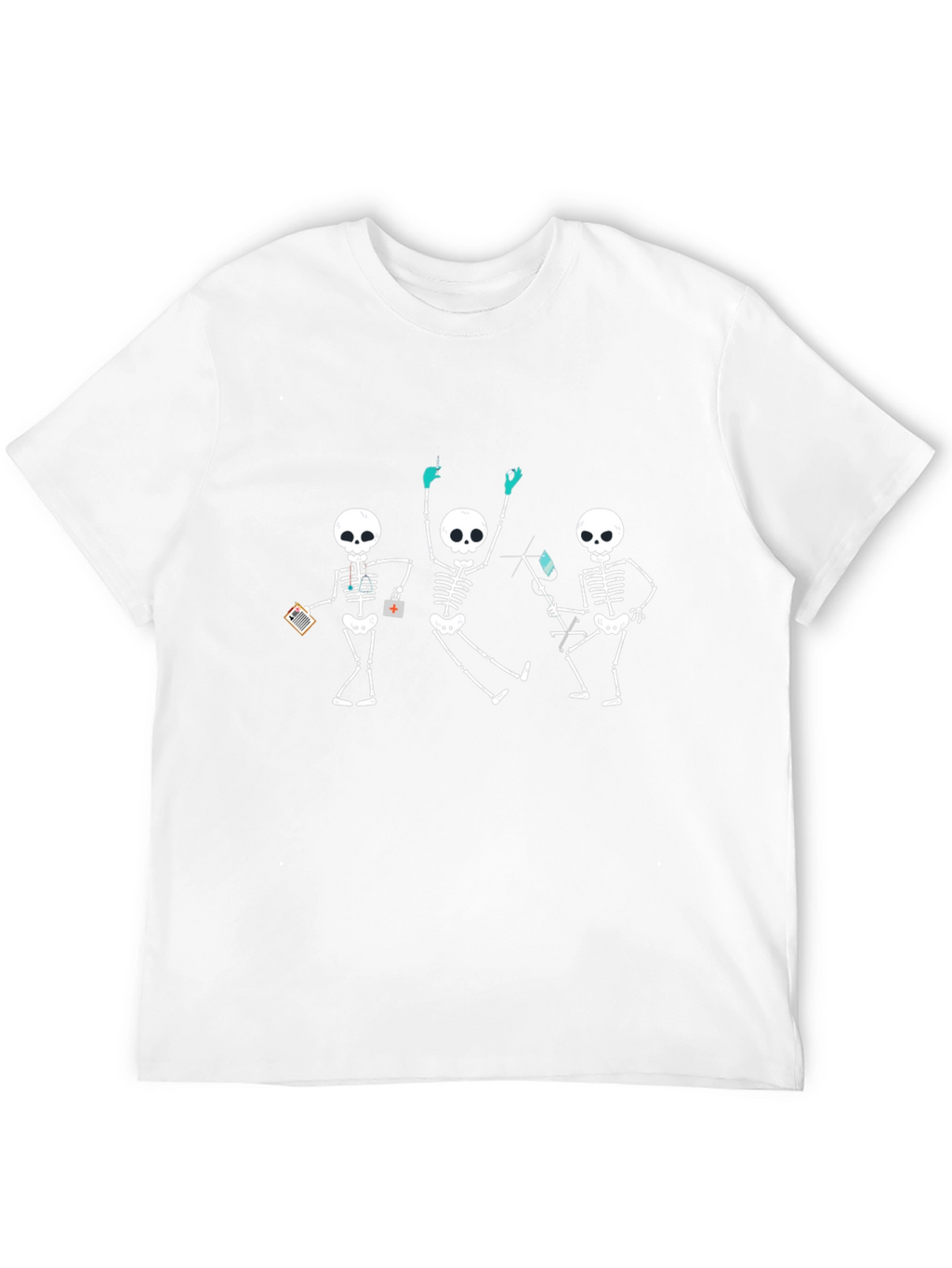 Dancing Skeleton Doctor Graphic Tee