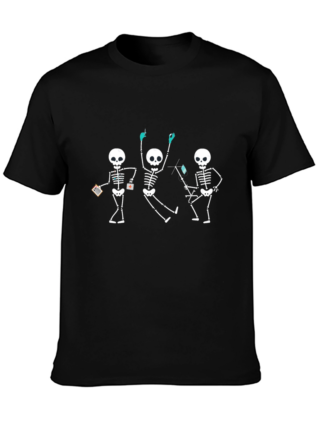 Dancing Skeleton Doctor Graphic Tee