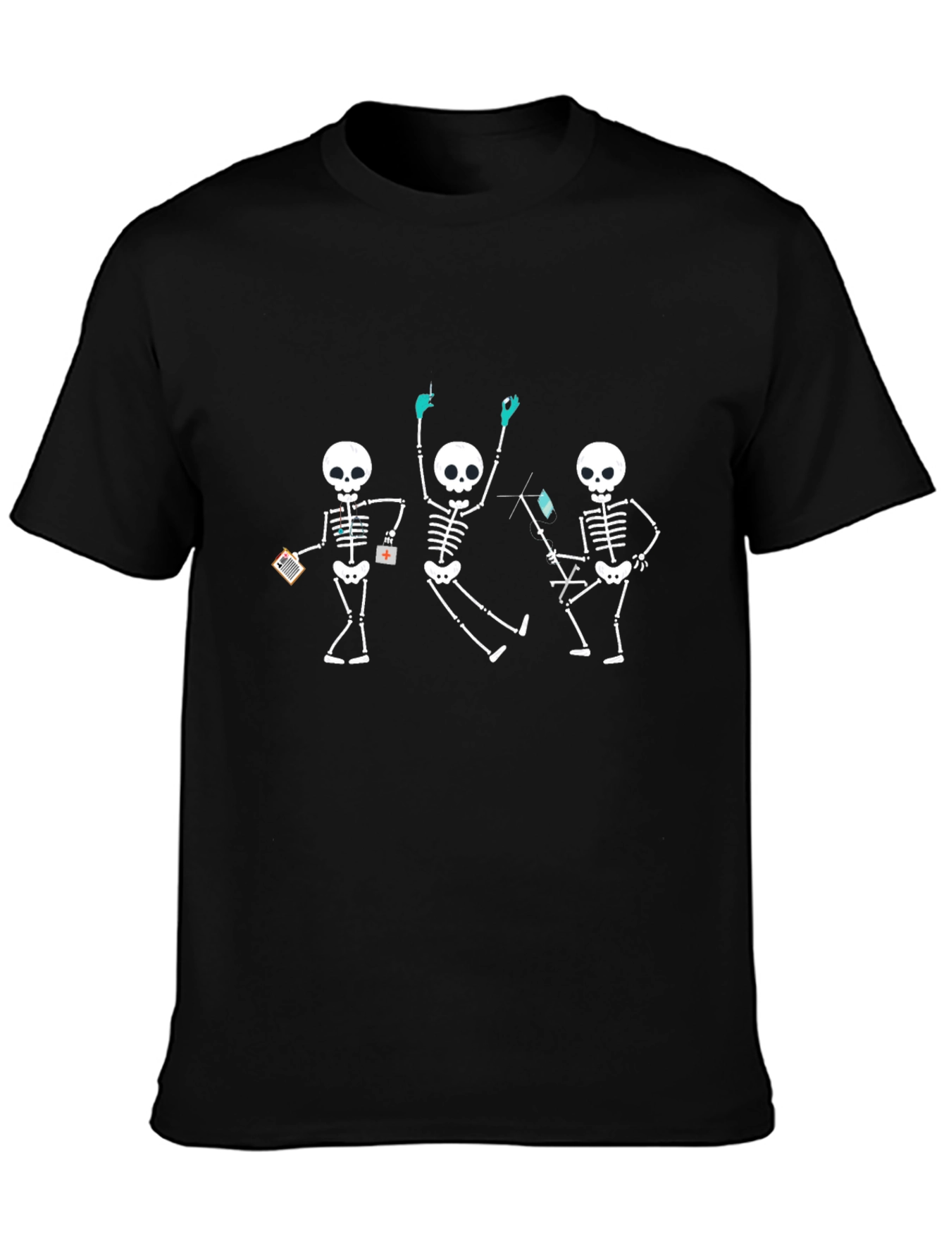 Dancing Skeleton Doctor Graphic Tee