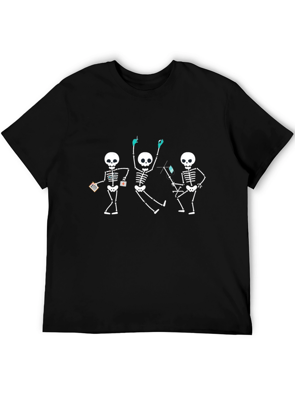 Dancing Skeleton Doctor Graphic Tee