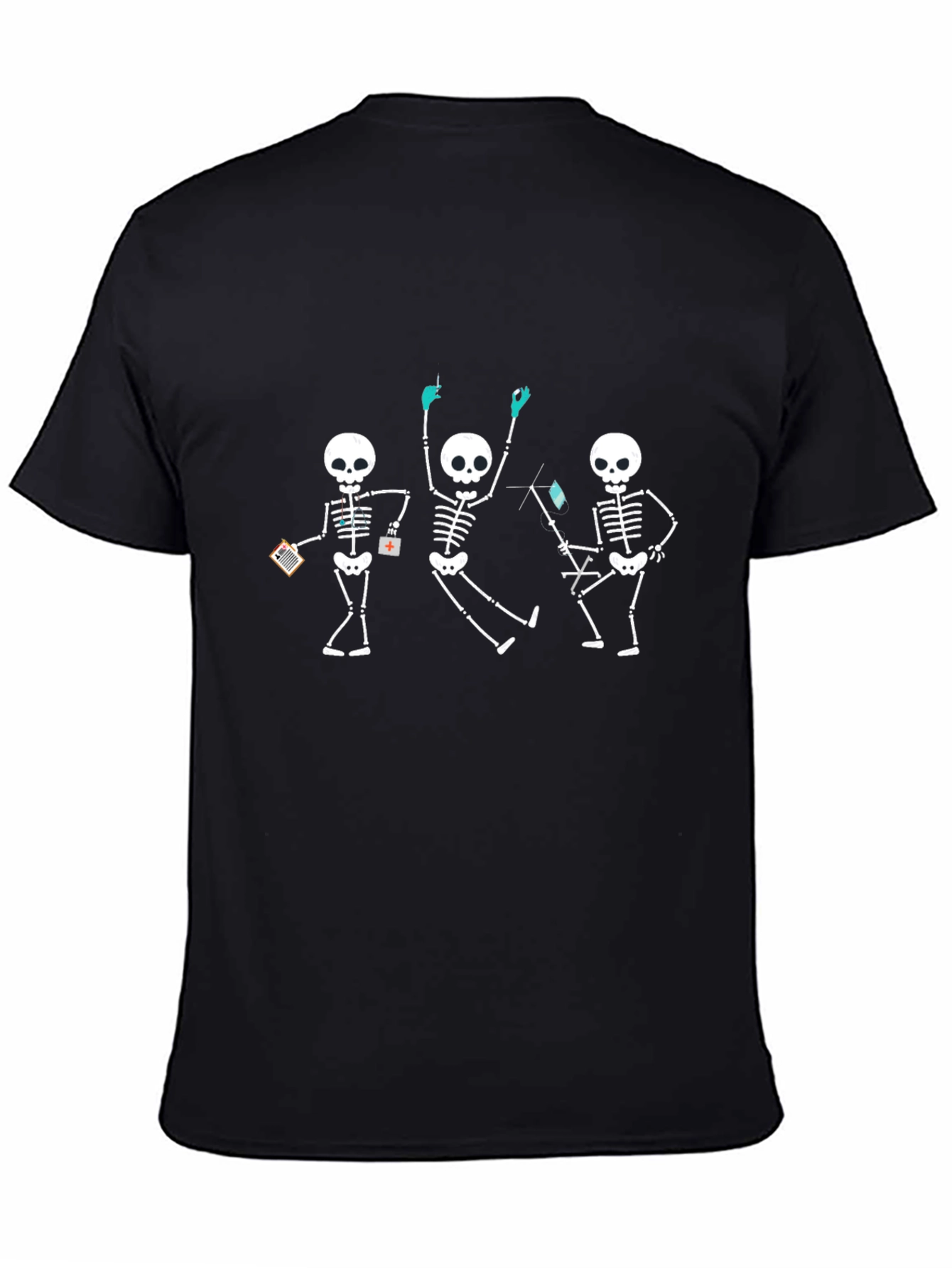 Dancing Skeleton Doctor Graphic Tee
