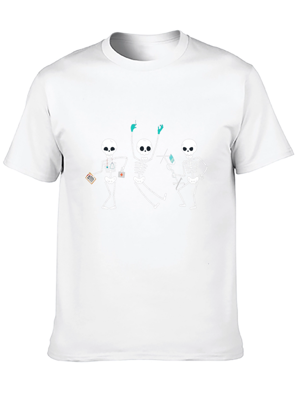 Dancing Skeleton Doctor Graphic Tee