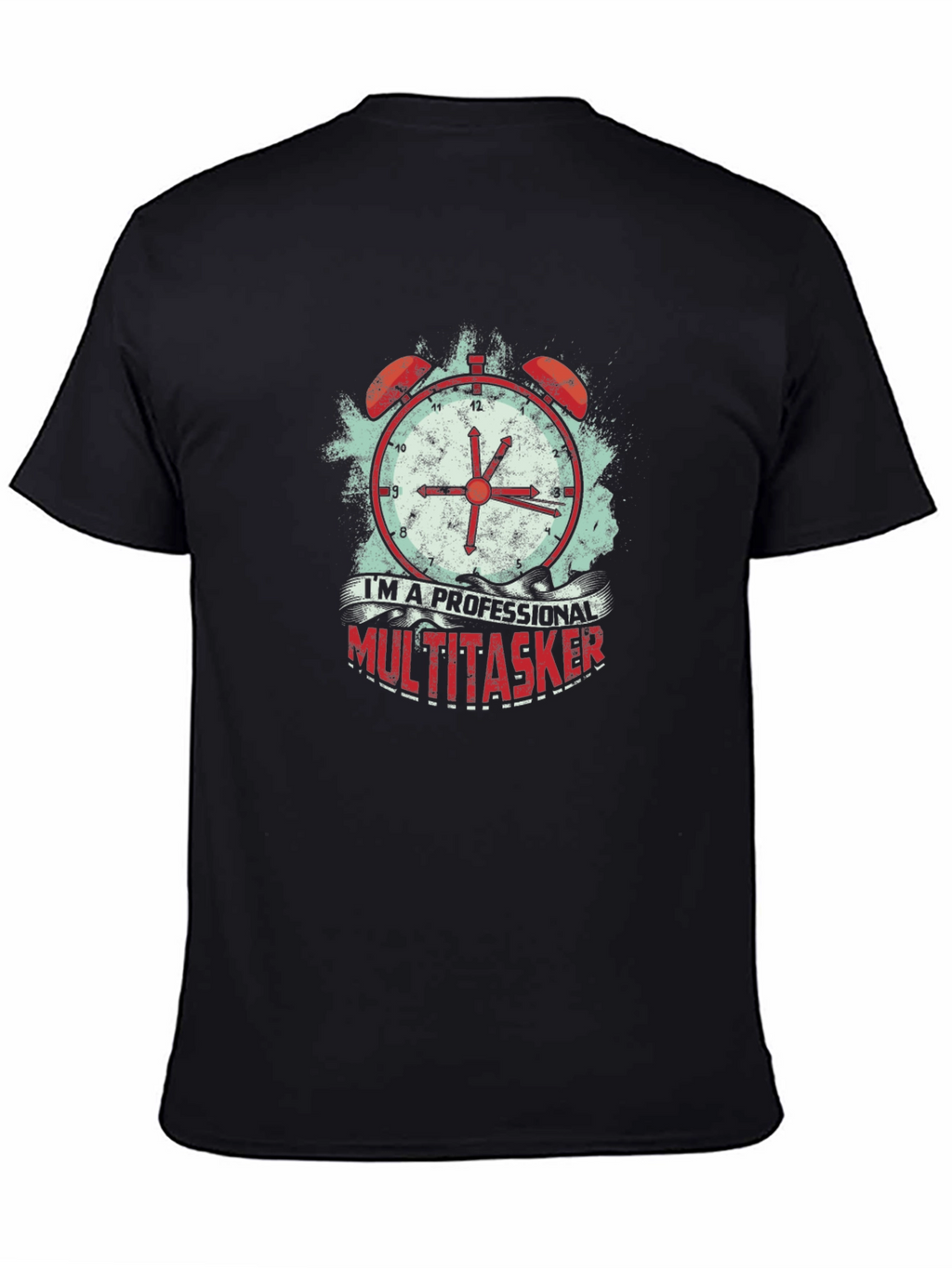 Professional Multitasker Graphic Tee - Black
