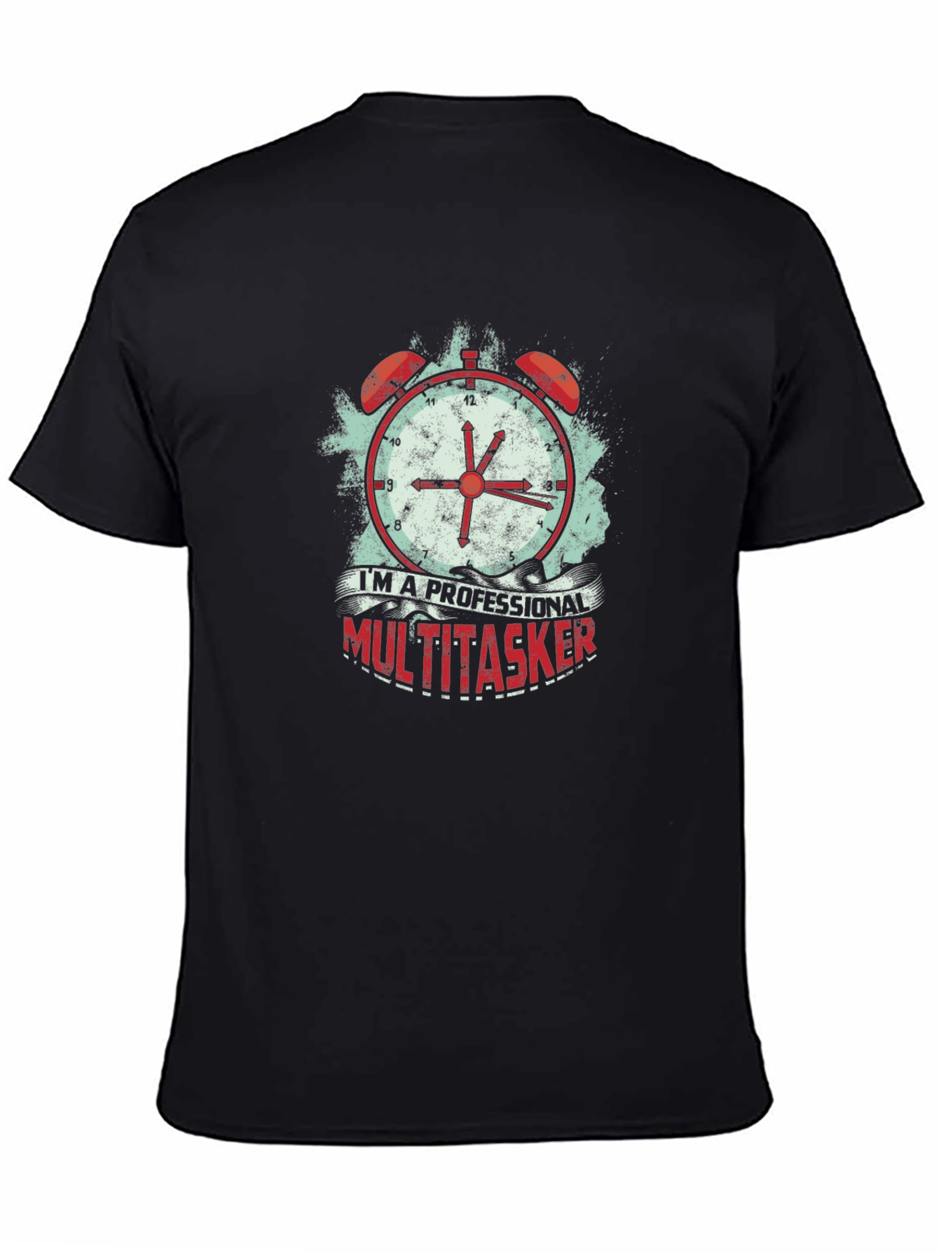 Professional Multitasker Graphic Tee - Black