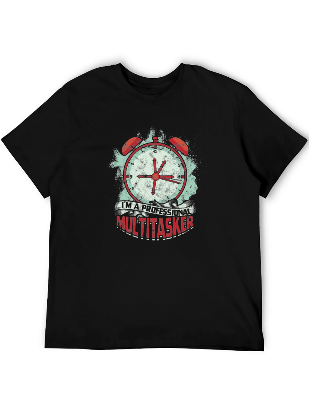 Professional Multitasker Graphic Tee - Black