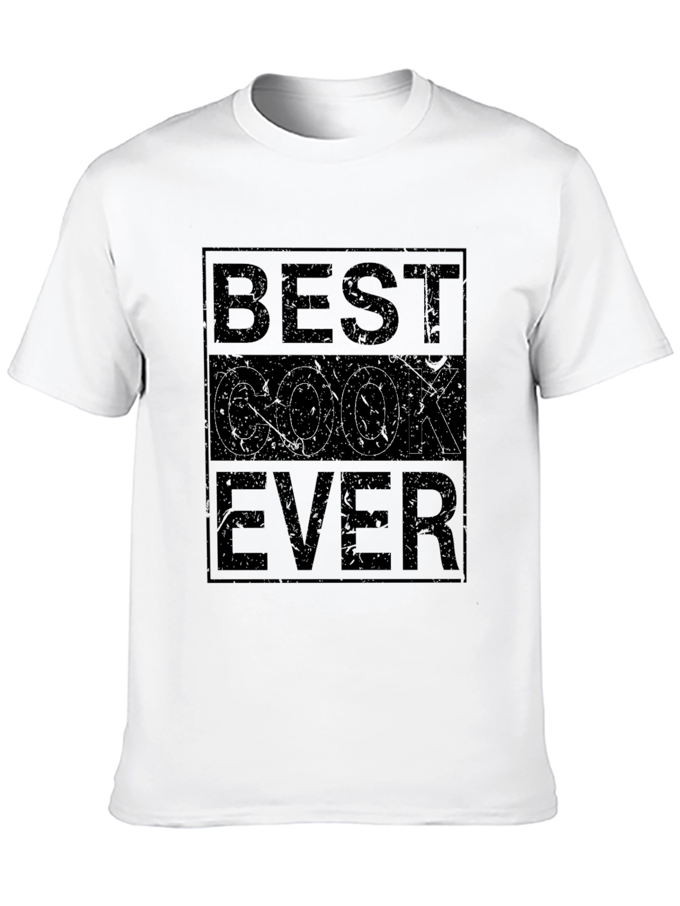 Best Cook Ever Black Graphic T-Shirt