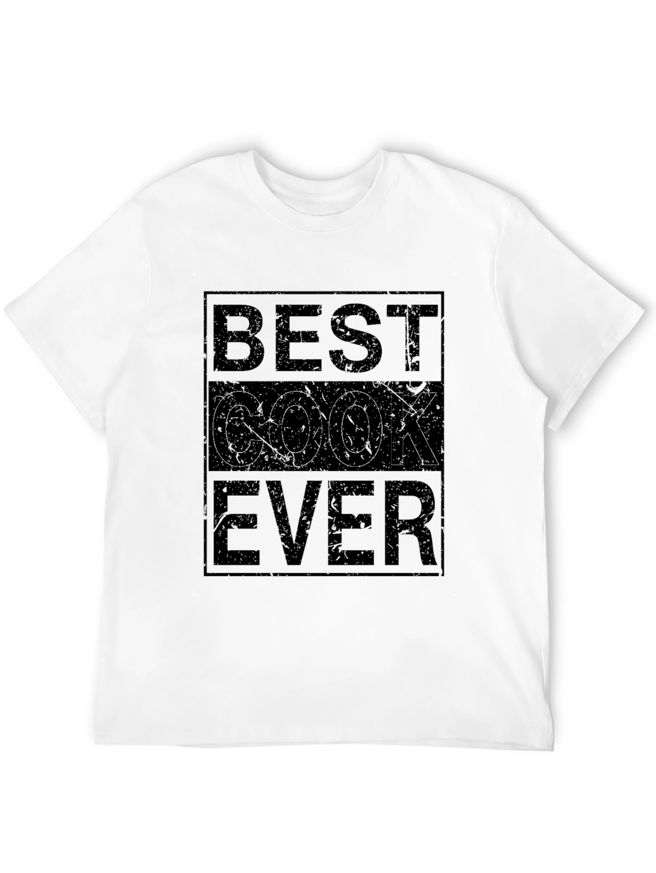 Best Cook Ever Black Graphic T-Shirt