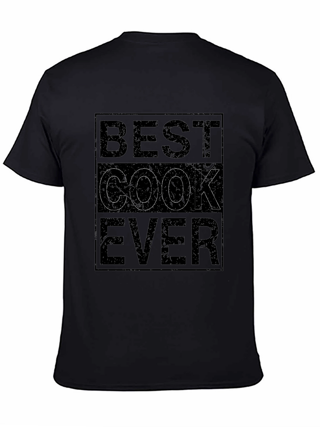 Best Cook Ever Black Graphic T-Shirt