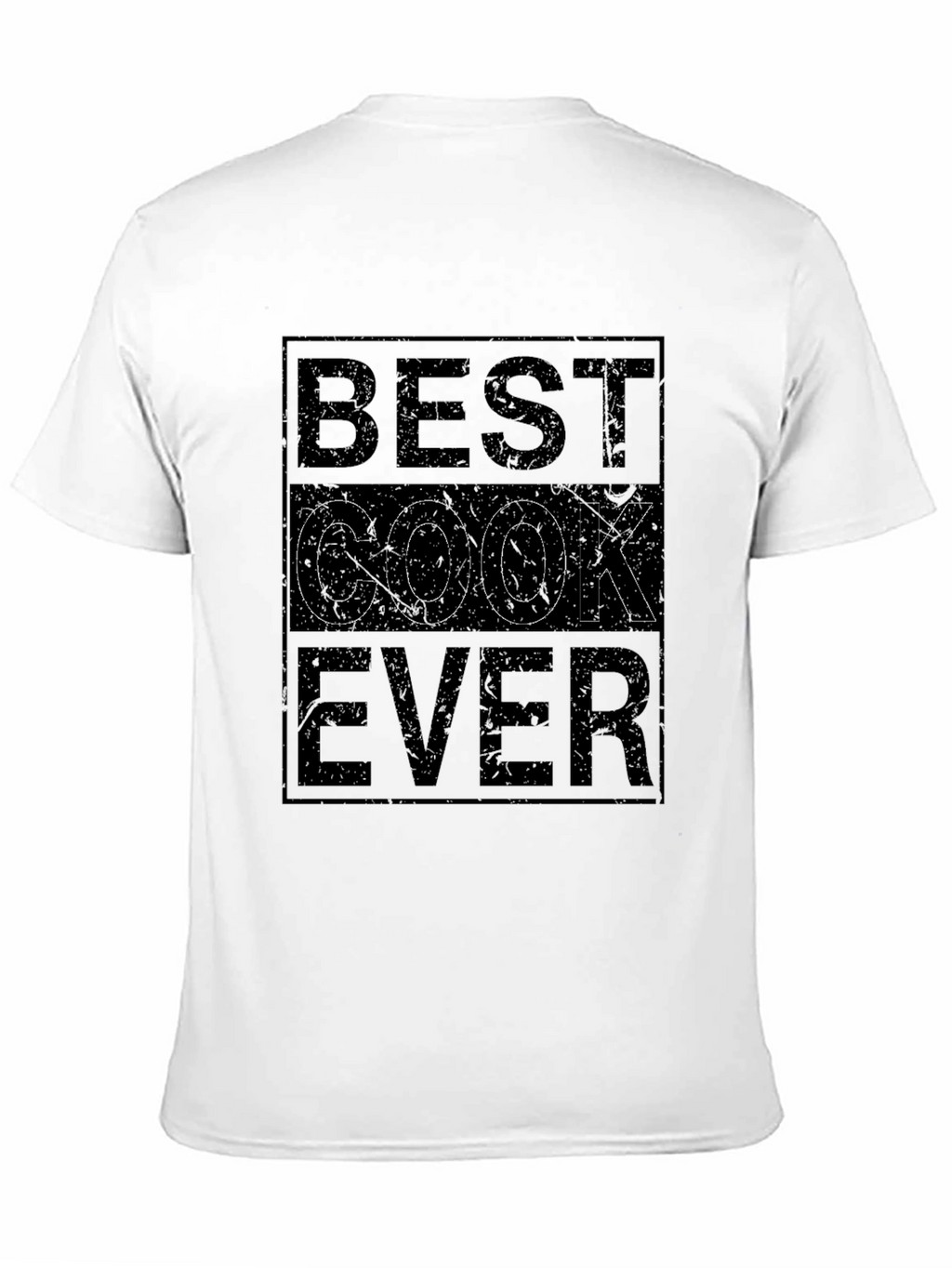 Best Cook Ever Black Graphic T-Shirt