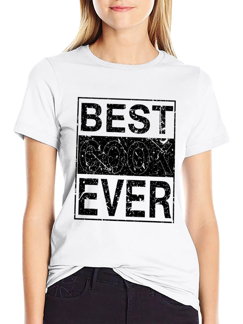 Best Cook Ever Black Graphic T-Shirt