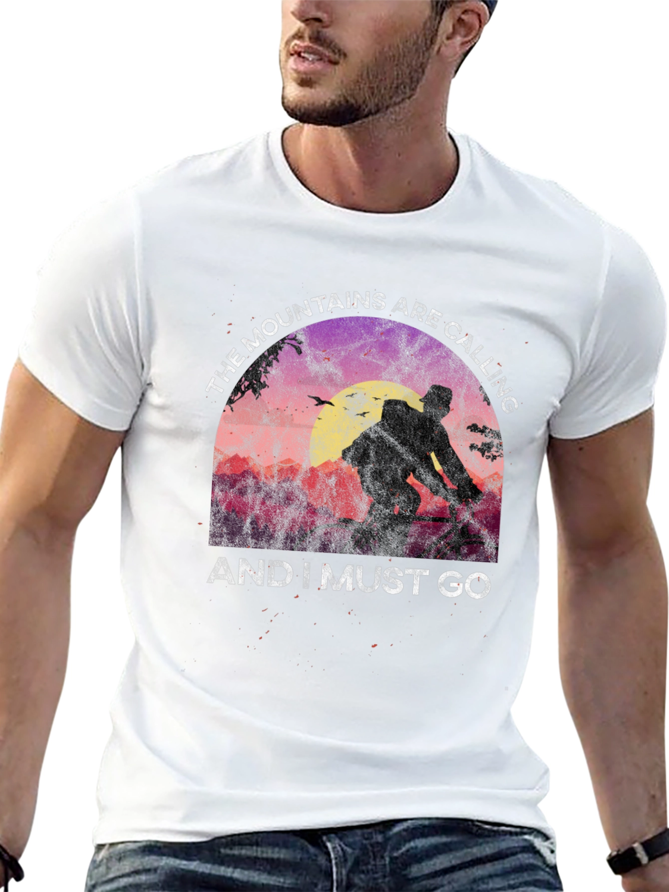 Mountains are Calling T-Shirt - Biker Edition