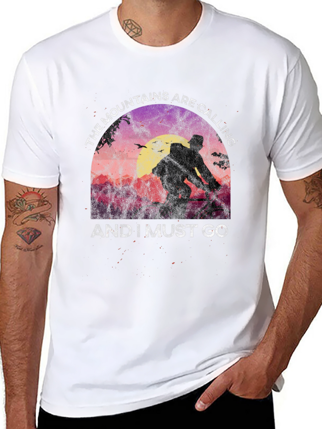 Mountains are Calling T-Shirt - Biker Edition