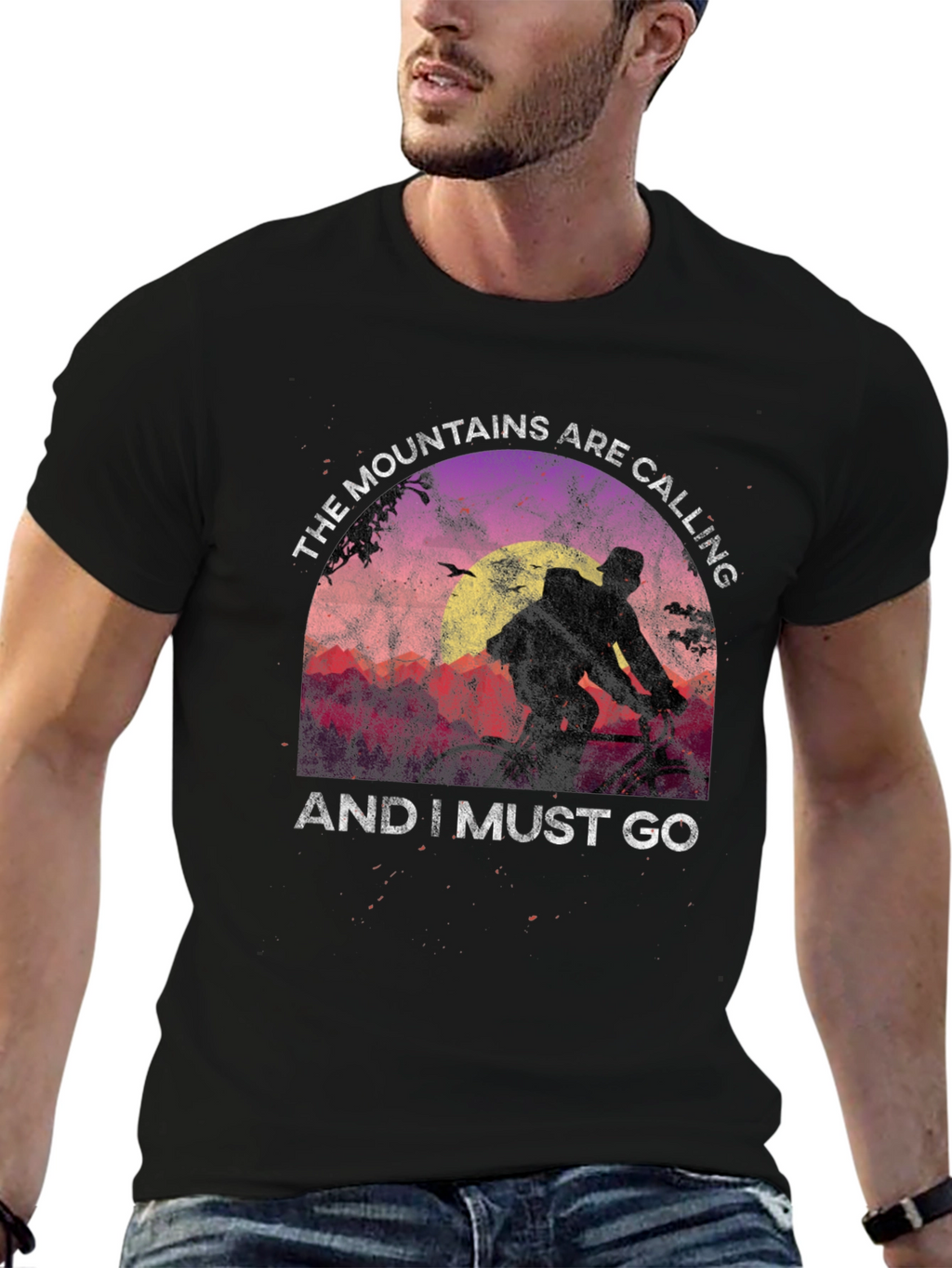 Mountains are Calling T-Shirt - Biker Edition