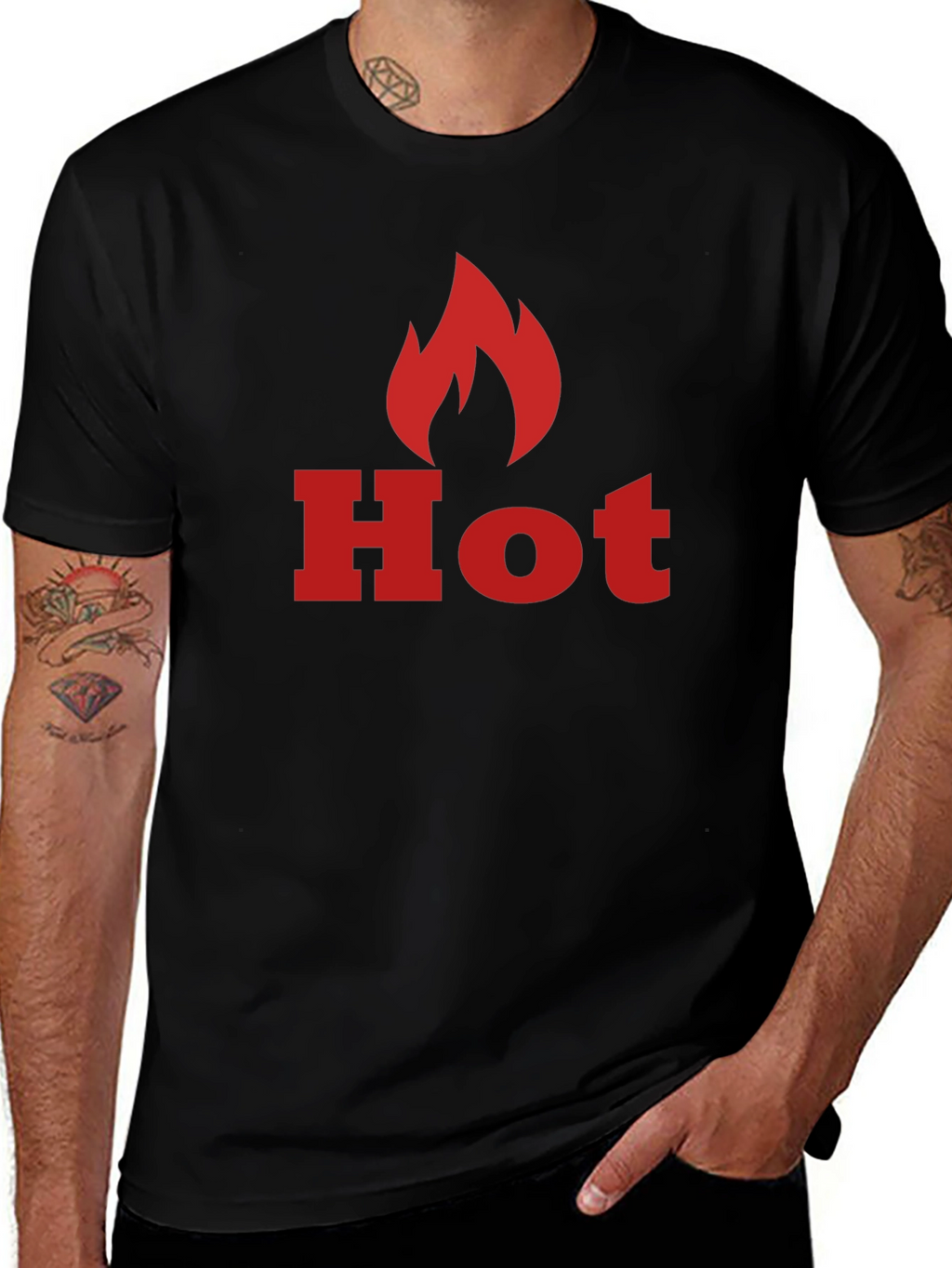 Hot Graphic T-Shirt - Stylish & Bold