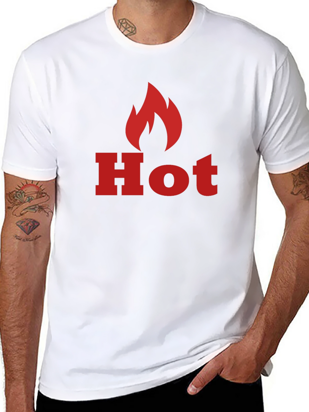 Hot Graphic T-Shirt - Stylish & Bold