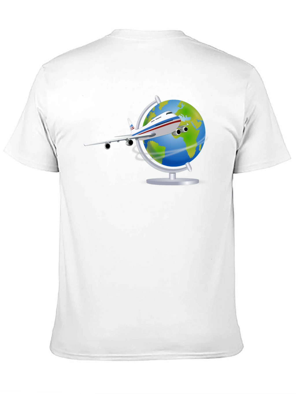 Globe Plane T-Shirt - Travel Adventure Tee
