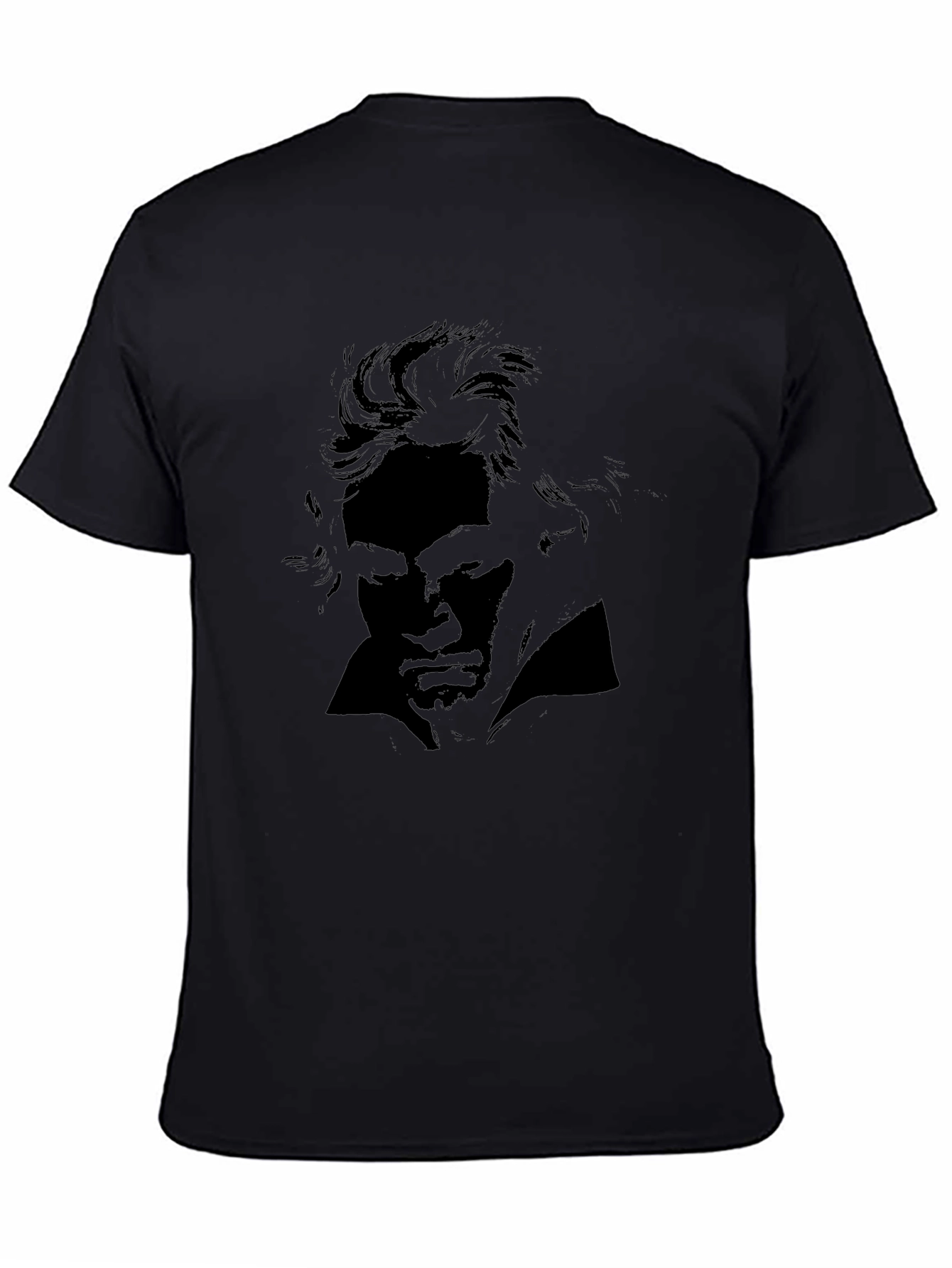Beethoven Silhouette Black T-Shirt