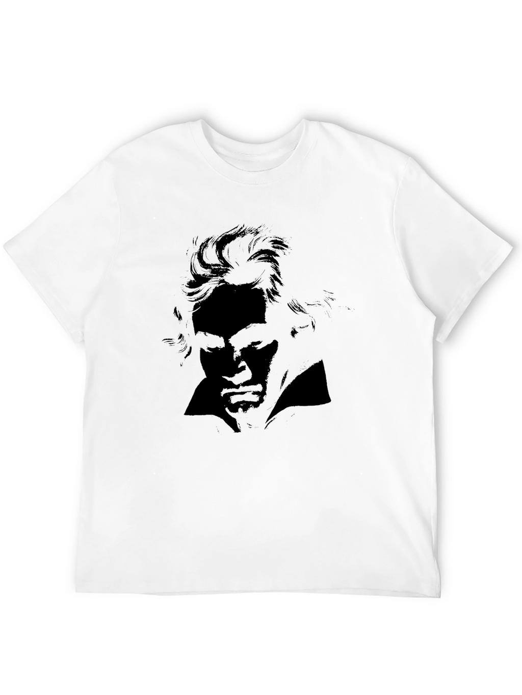 Beethoven Silhouette Black T-Shirt