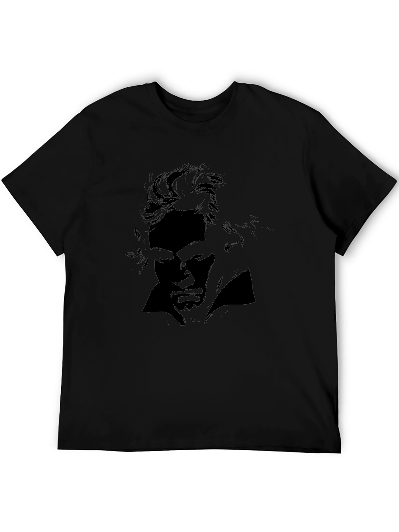 Beethoven Silhouette Black T-Shirt