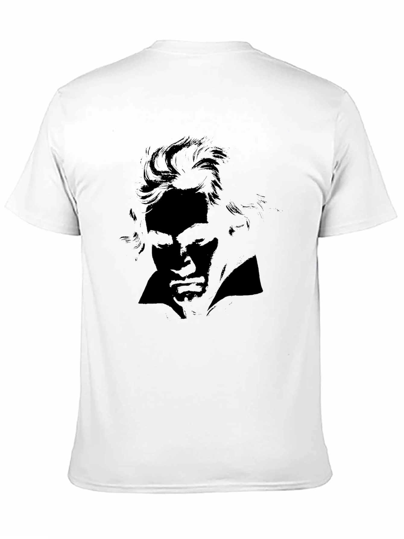Beethoven Silhouette Black T-Shirt