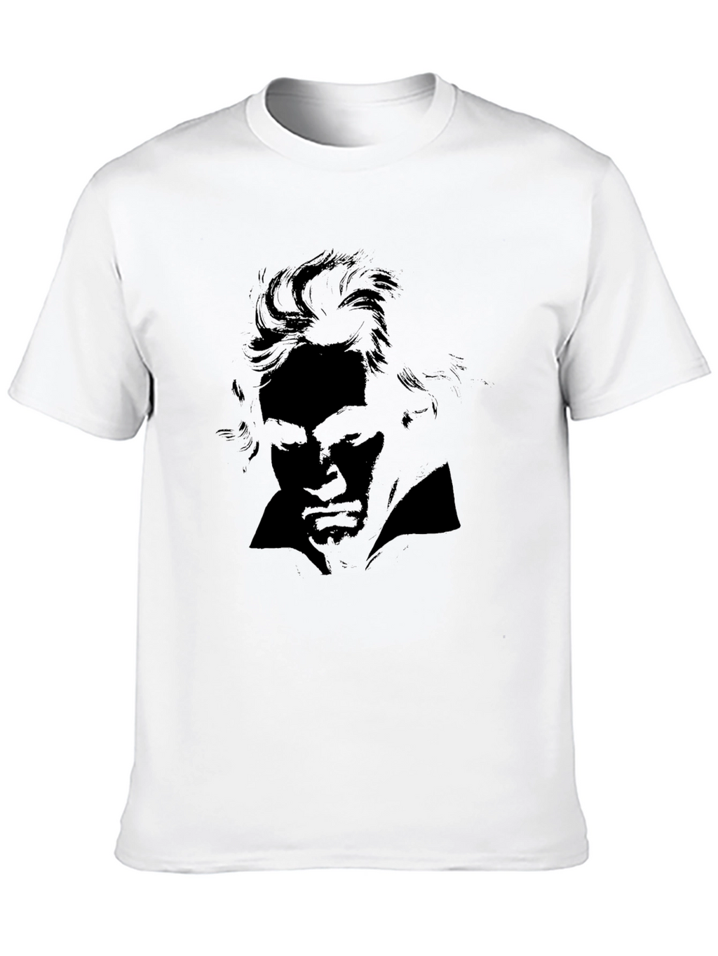 Beethoven Silhouette Black T-Shirt