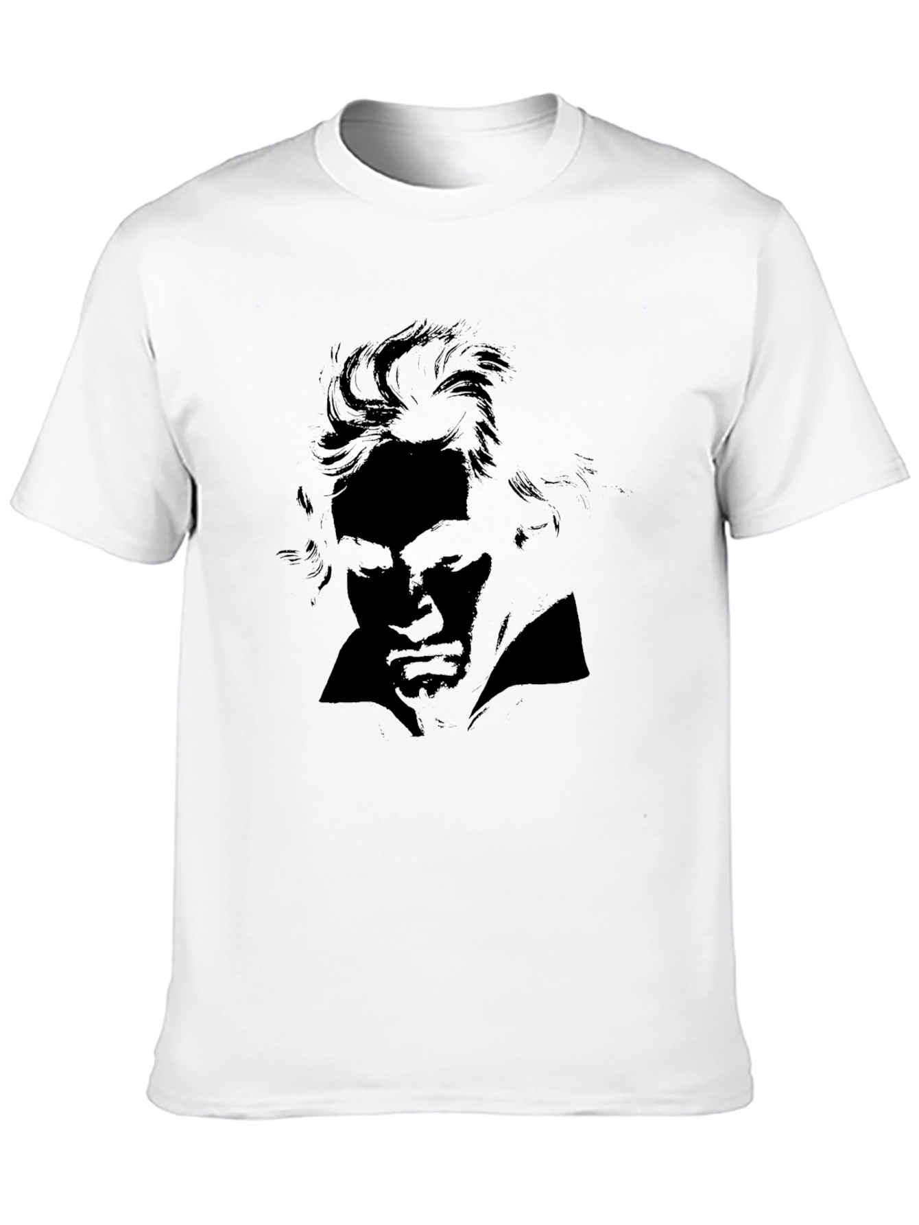 Beethoven Silhouette Black T-Shirt