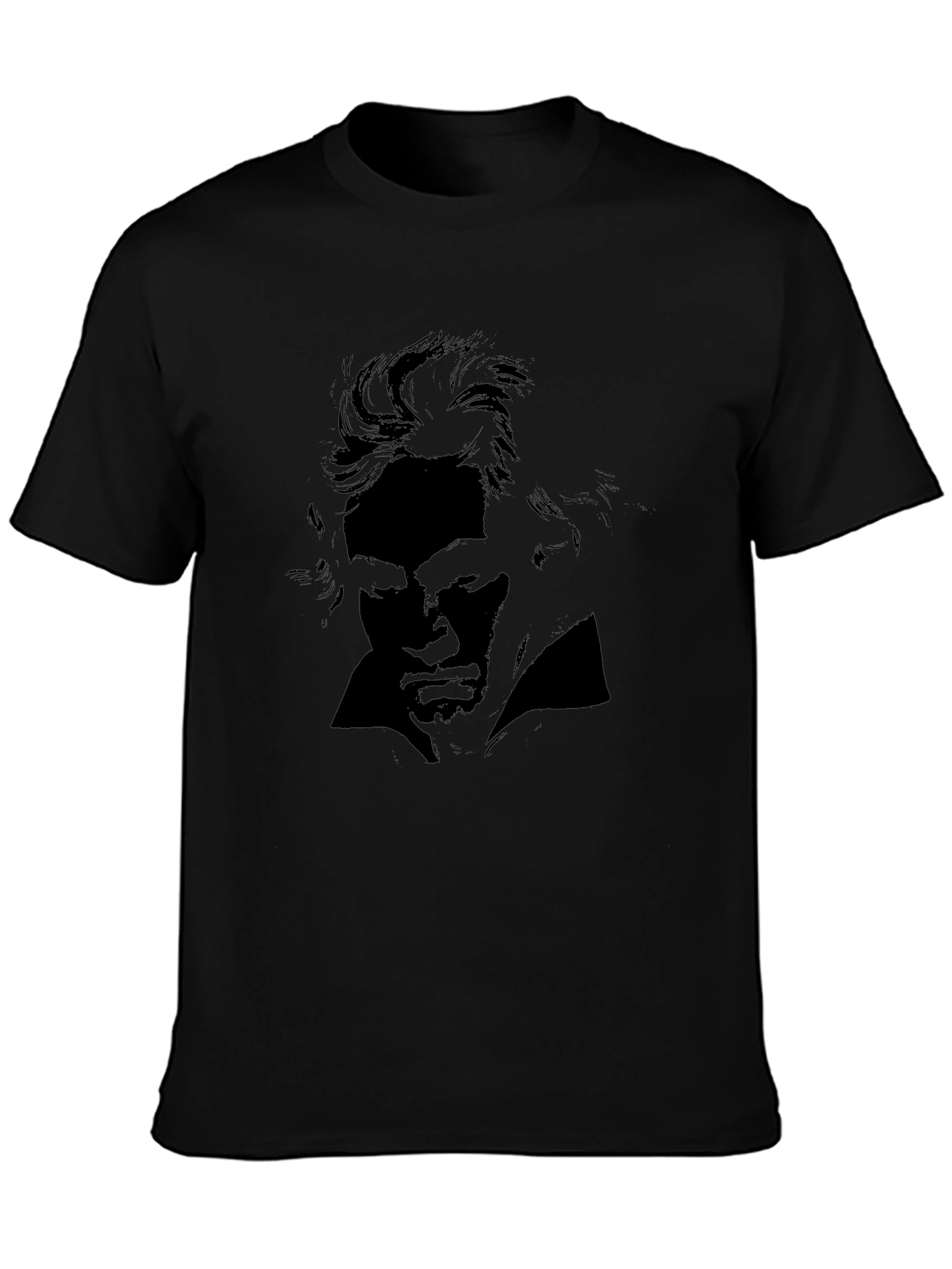 Beethoven Silhouette Black T-Shirt
