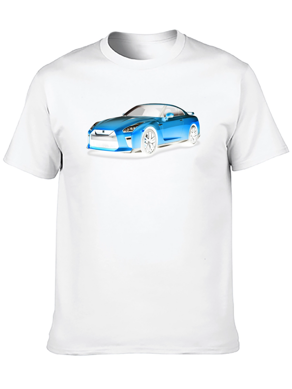 Sleek Car Graphic T-Shirt - Automotive Enthusiast Apparel