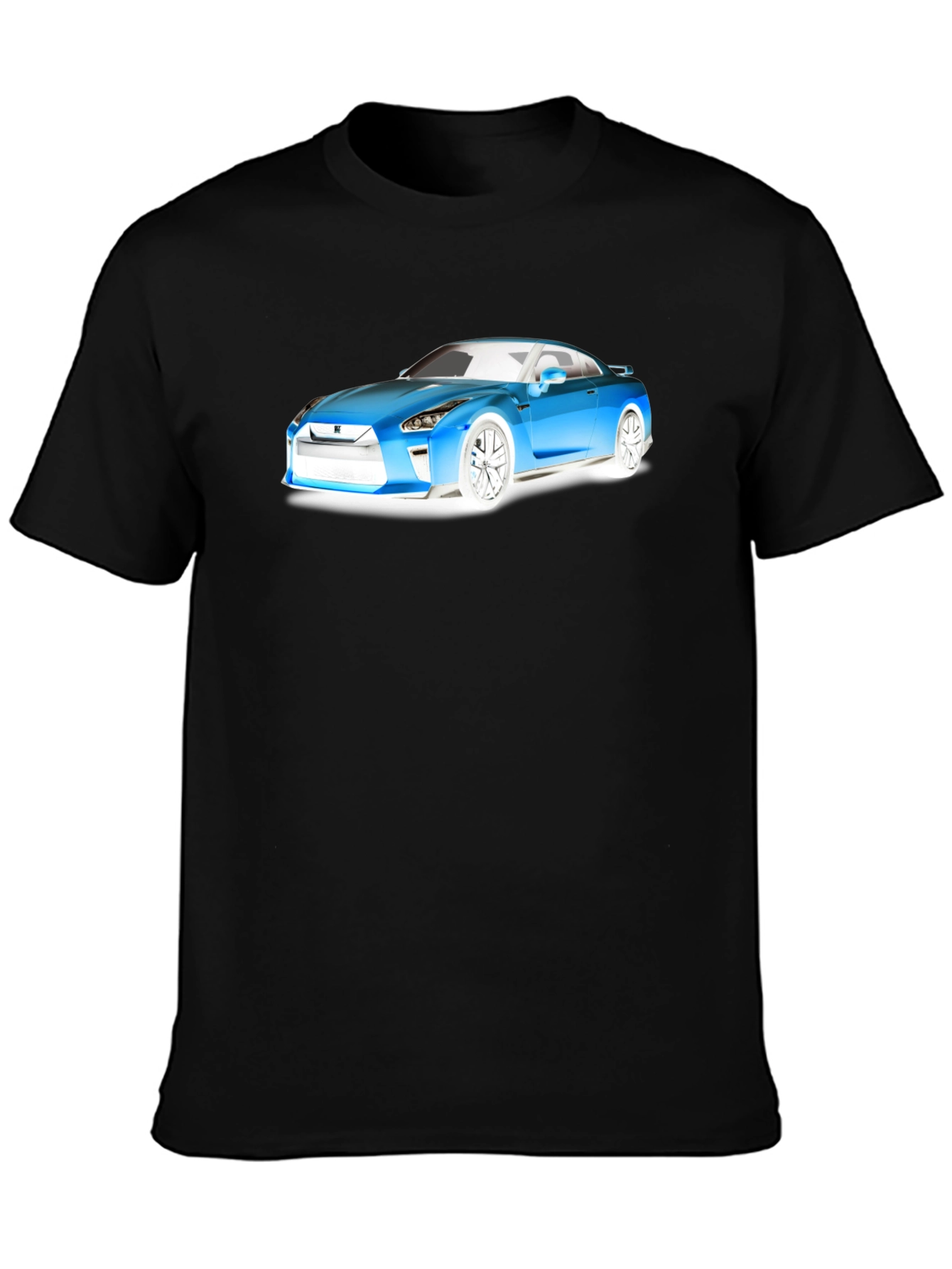 Sleek Car Graphic T-Shirt - Automotive Enthusiast Apparel
