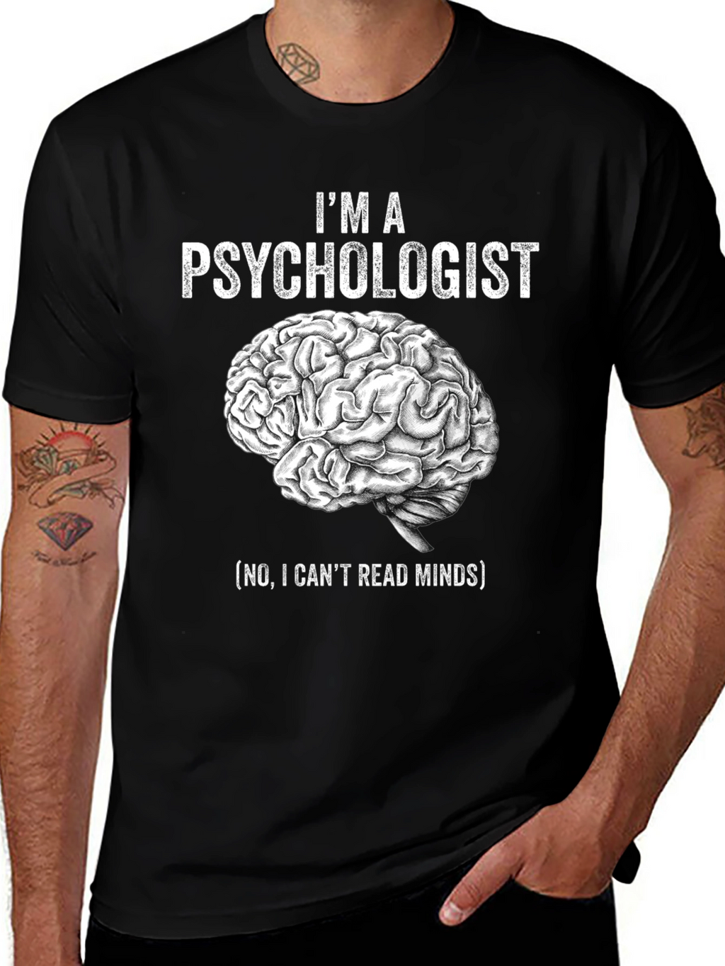 Psychologist Brain T-Shirt - Funny Gift