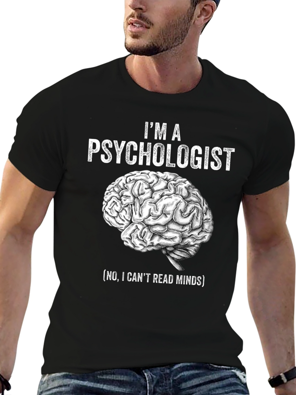 Psychologist Brain T-Shirt - Funny Gift