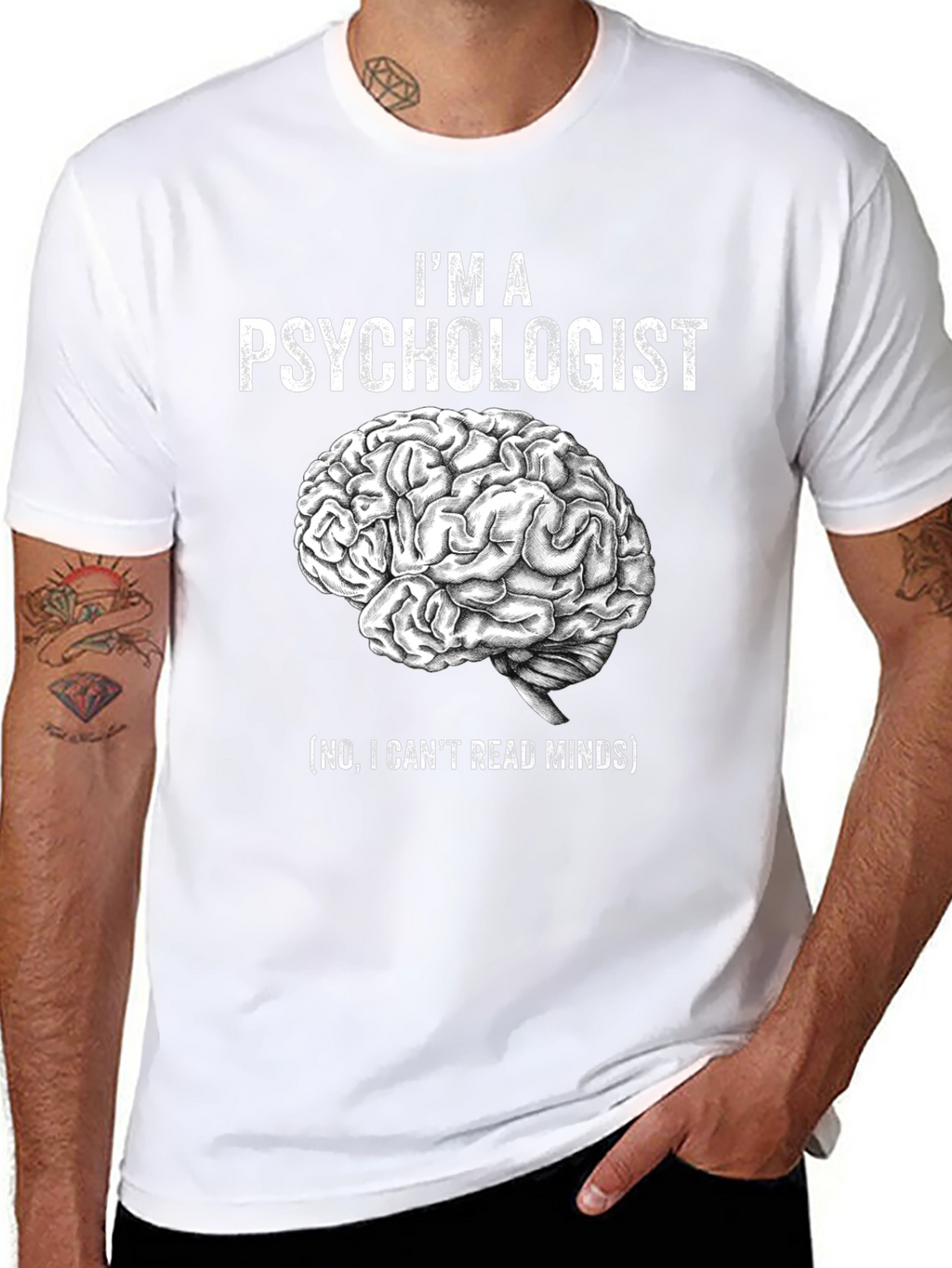Psychologist Brain T-Shirt - Funny Gift