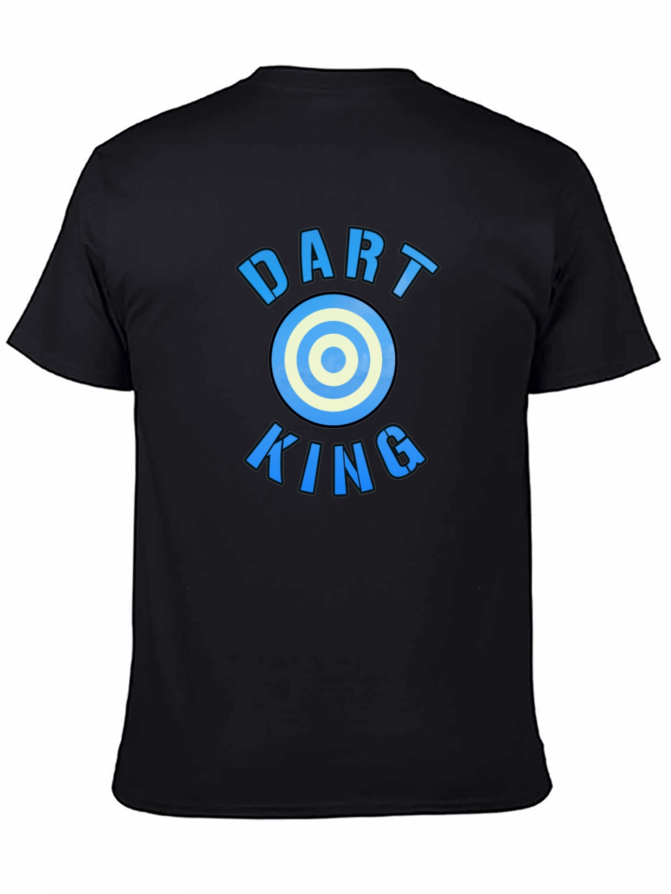 Dart King T-Shirt - Blue Print Design