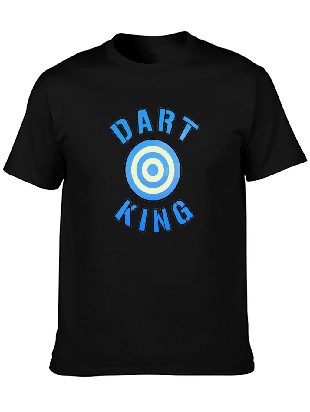 Dart King T-Shirt - Blue Print Design