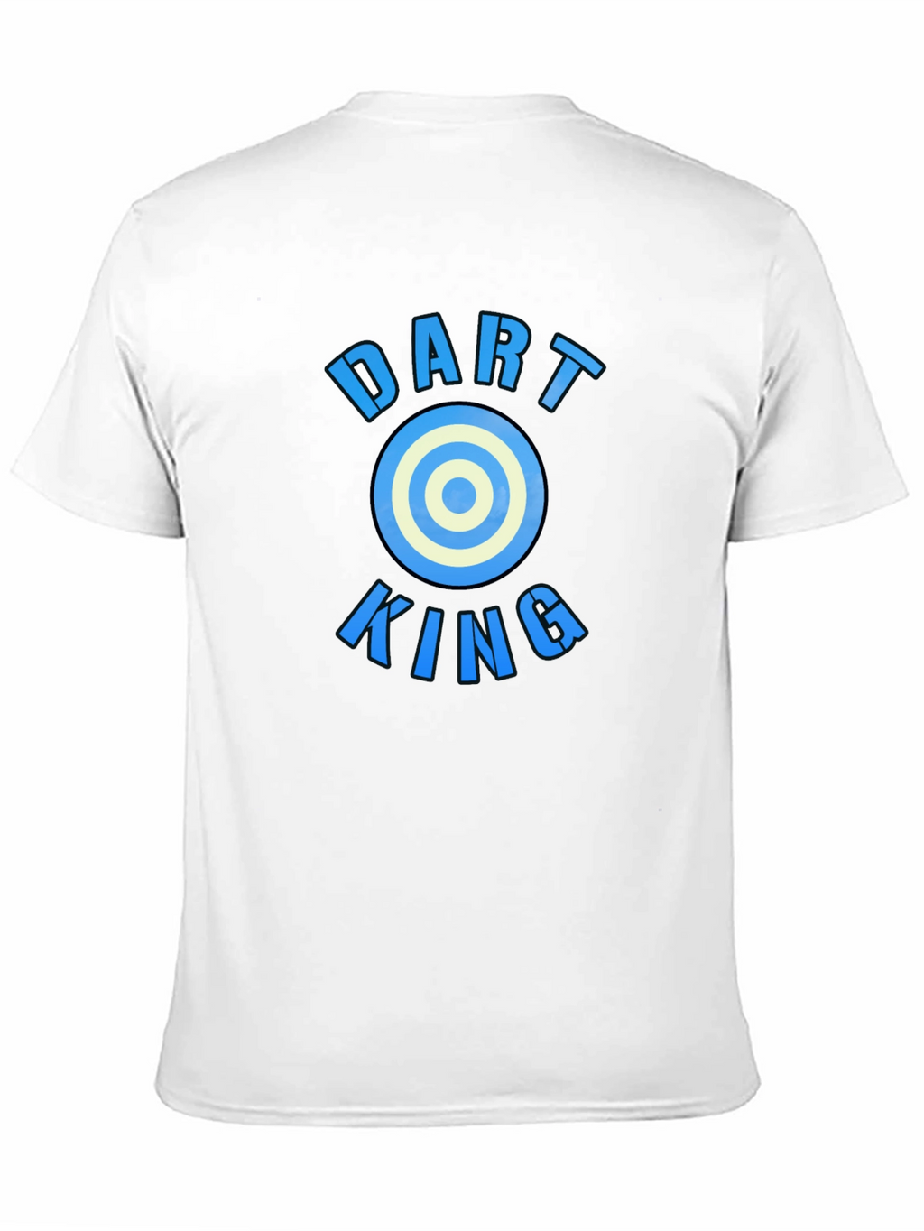 Dart King T-Shirt - Blue Print Design