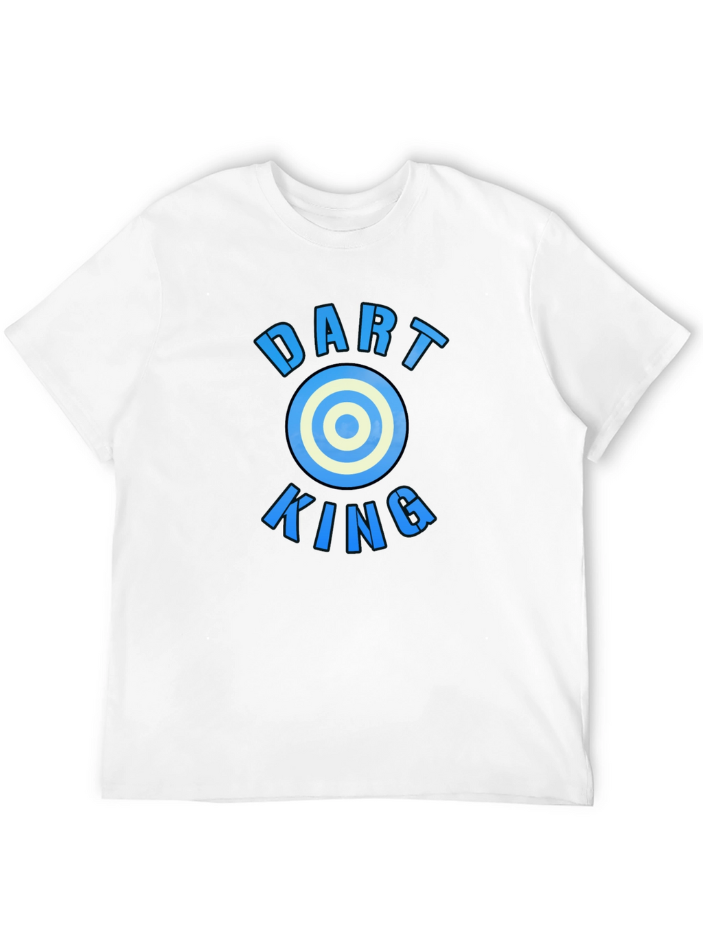 Dart King T-Shirt - Blue Print Design