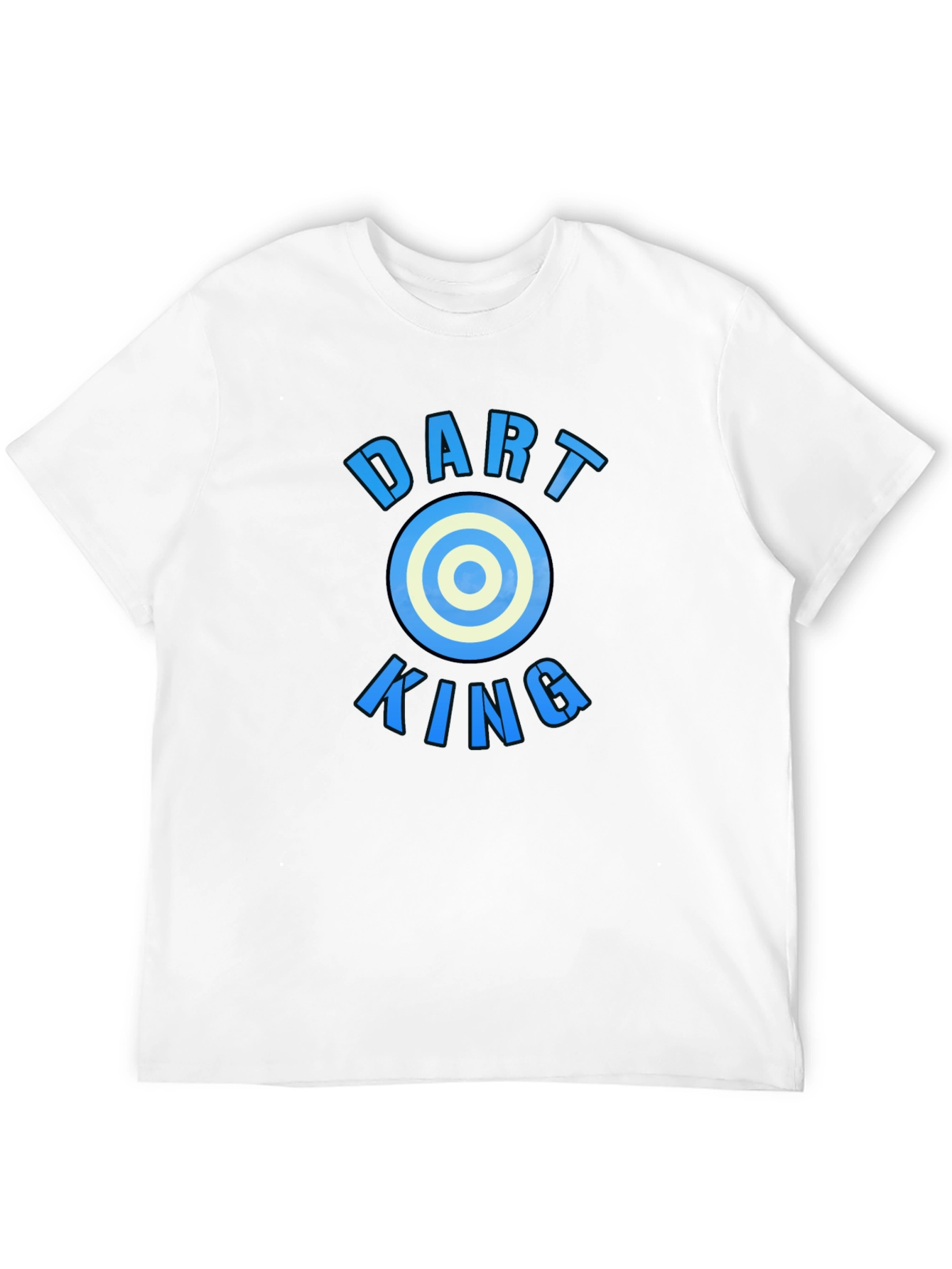 Dart King T-Shirt - Blue Print Design