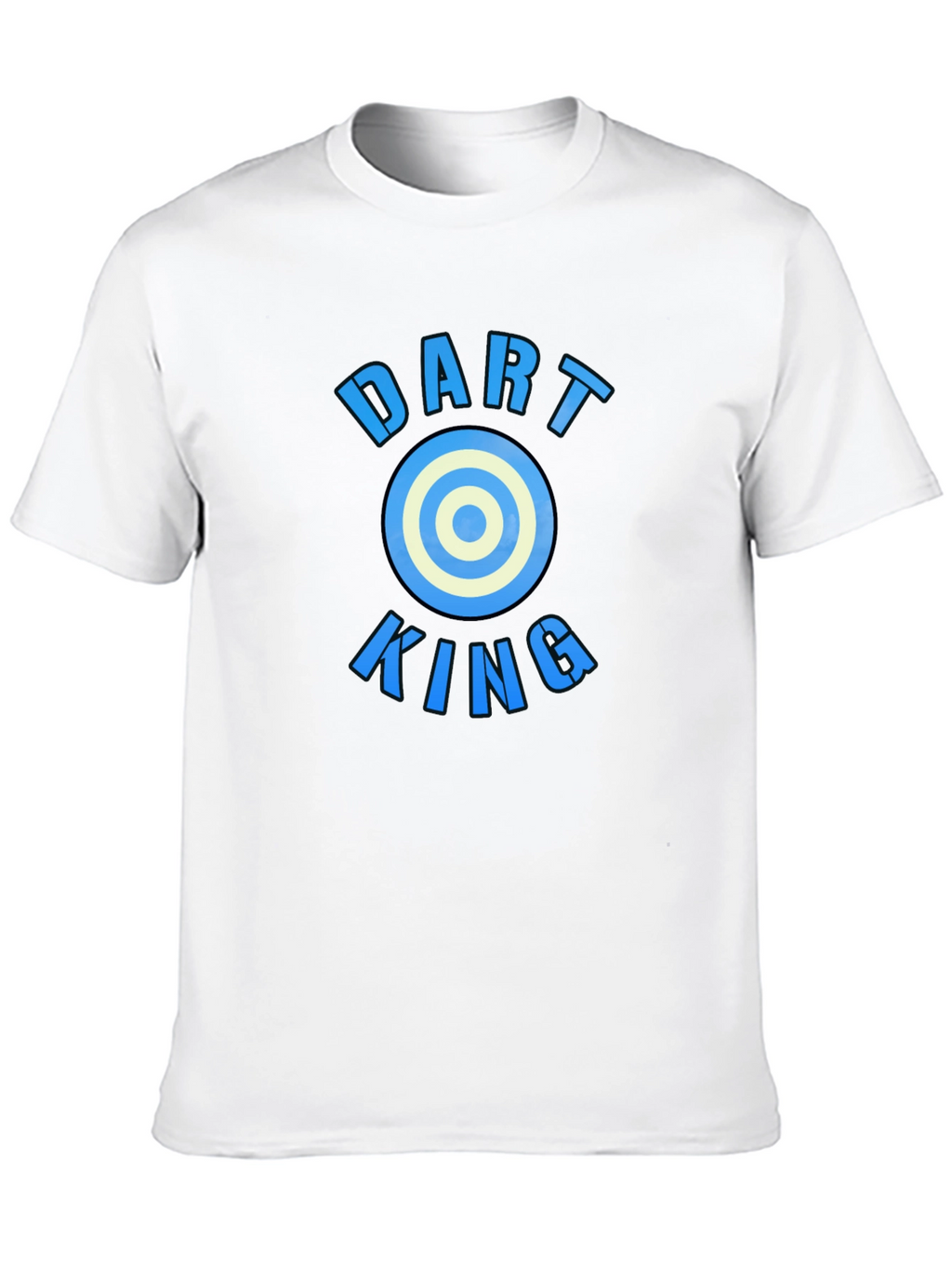 Dart King T-Shirt - Blue Print Design