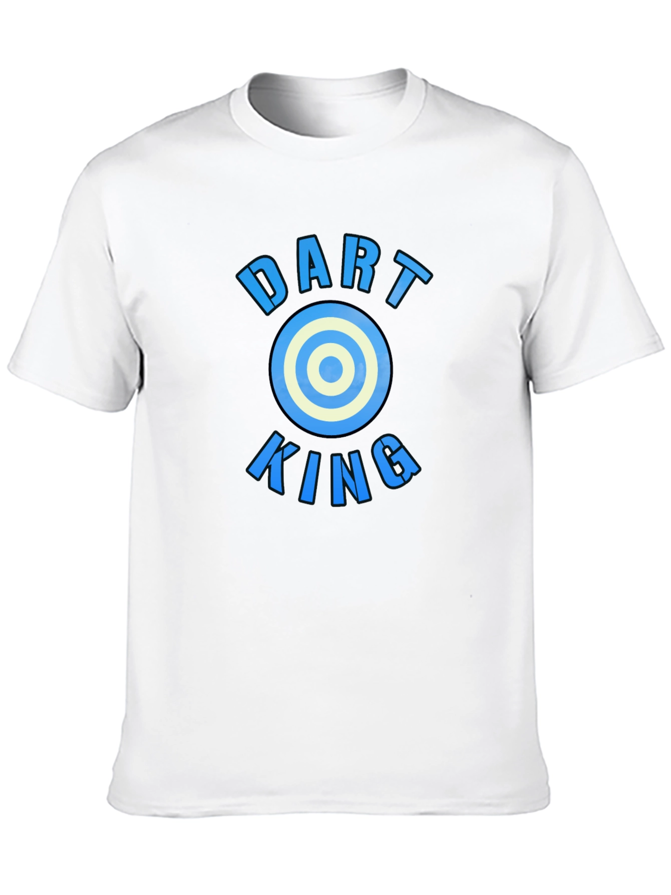 Dart King T-Shirt - Blue Print Design
