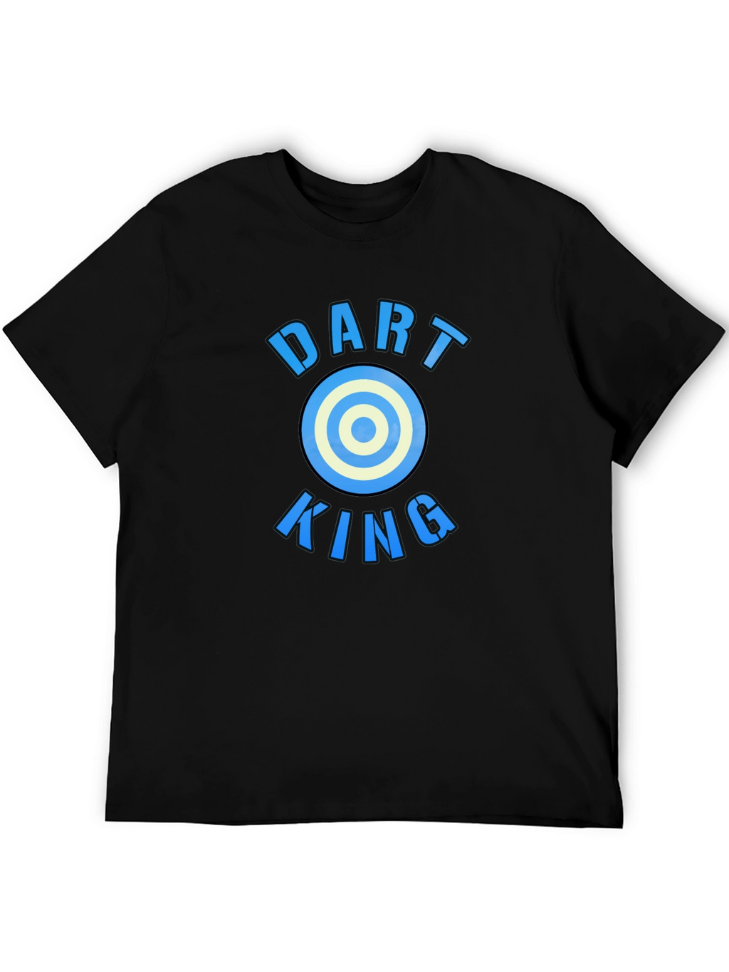 Dart King T-Shirt - Blue Print Design