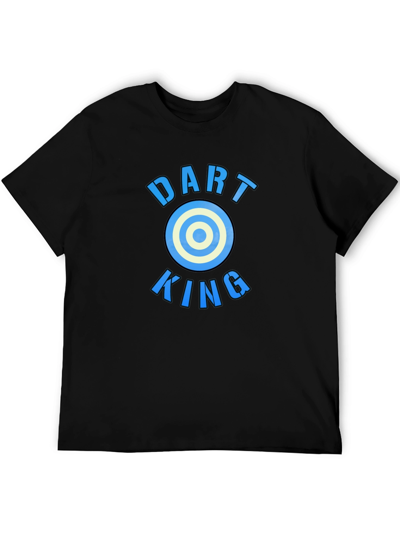 Dart King T-Shirt - Blue Print Design